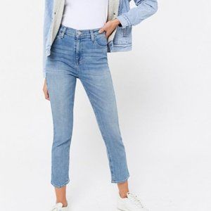 bdg girlfriend high rise cropped jeans - size 26